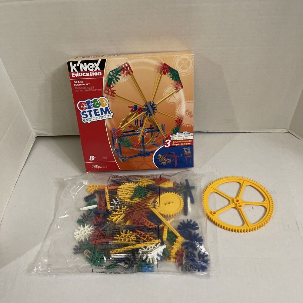 K'NEX Education STEM EXPLORATIONS: Gears Building Set Construction 143 Pieces